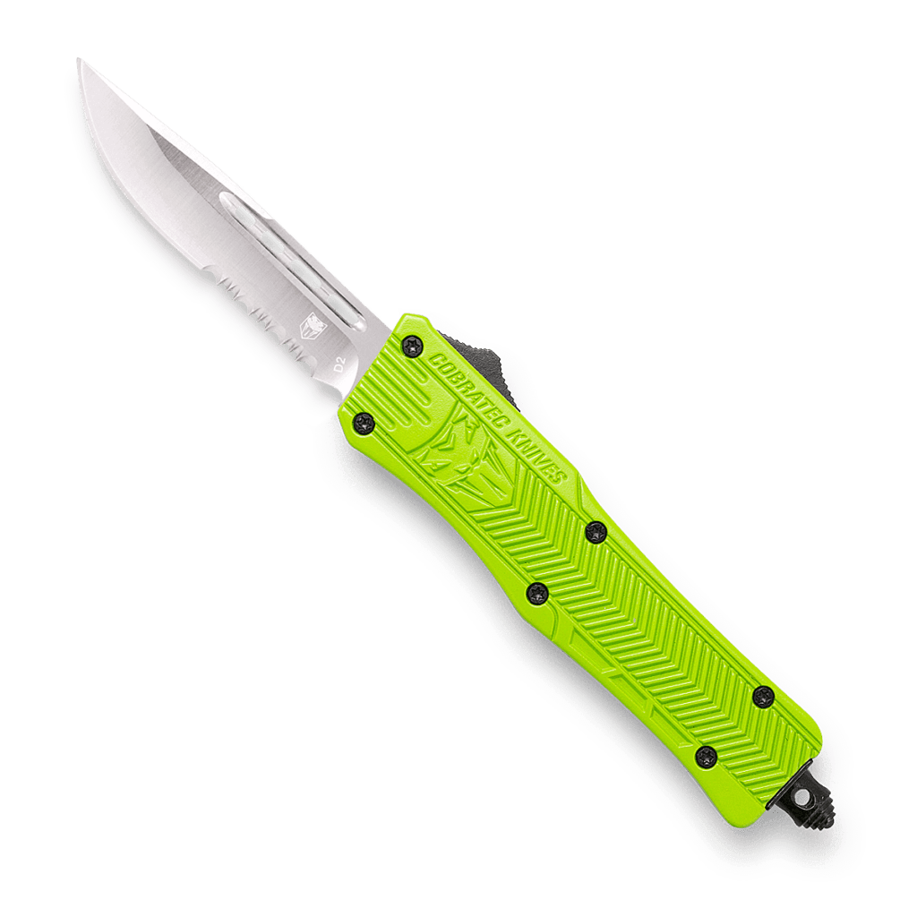 Small CTK-1 Zombie Green (Cerakote) | CobraTec Knives