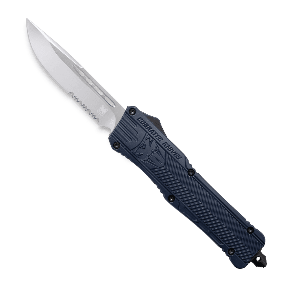 Large CTK-1 NYPD Blue (Cerakote) | CobraTec Knives