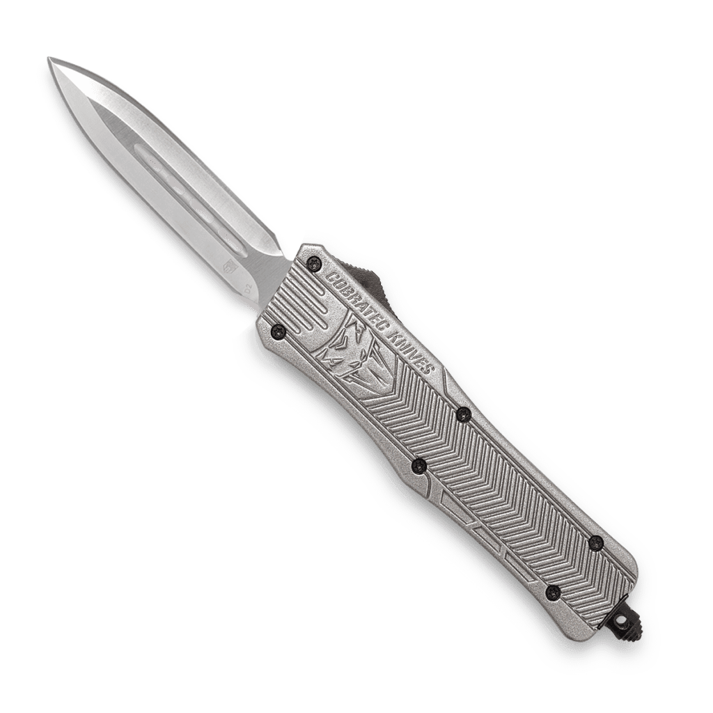 Medium CTK-1 Silver (Cerakote) | CobraTec Knives