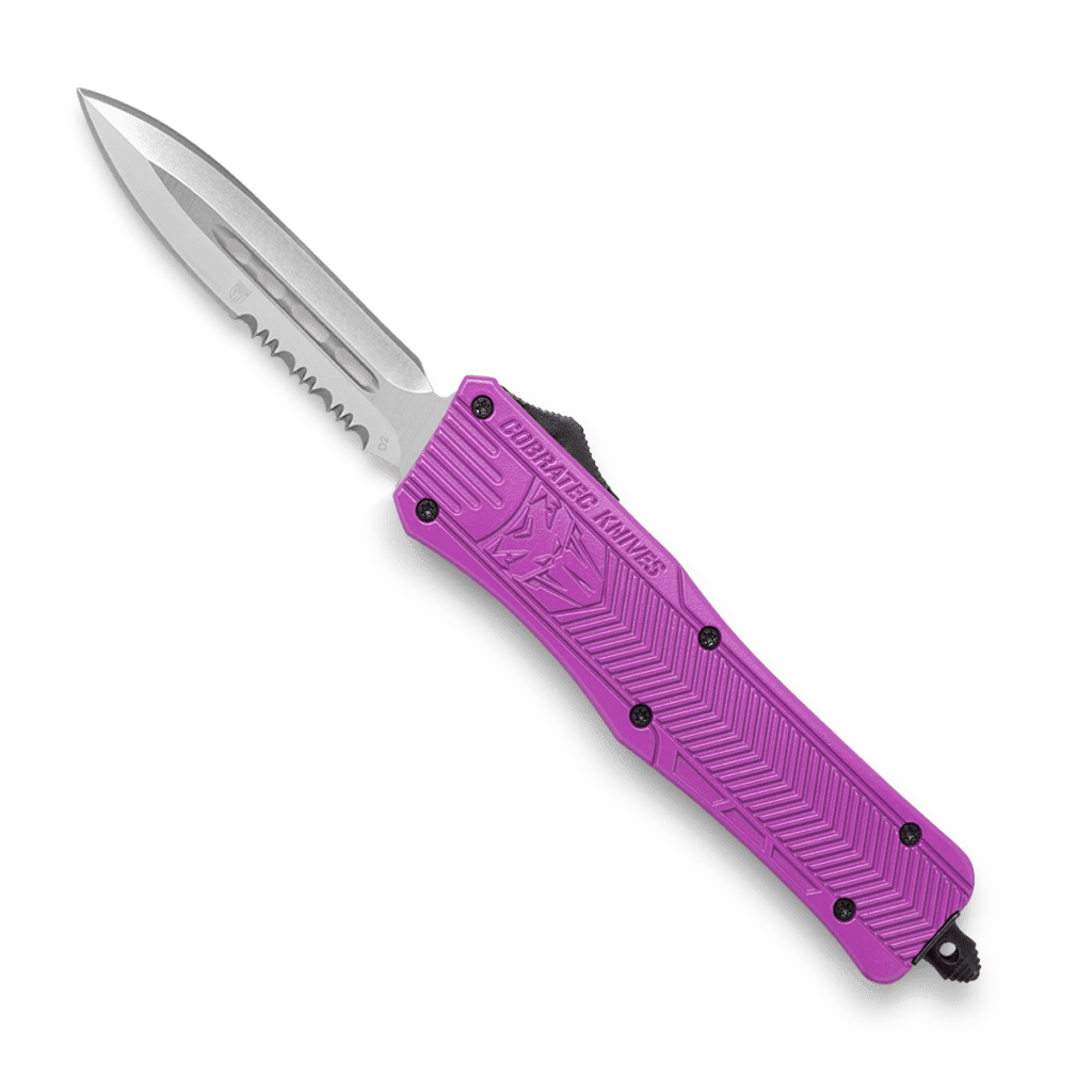 Medium CTK-1 Purple (Cerakote) | CobraTec Knives