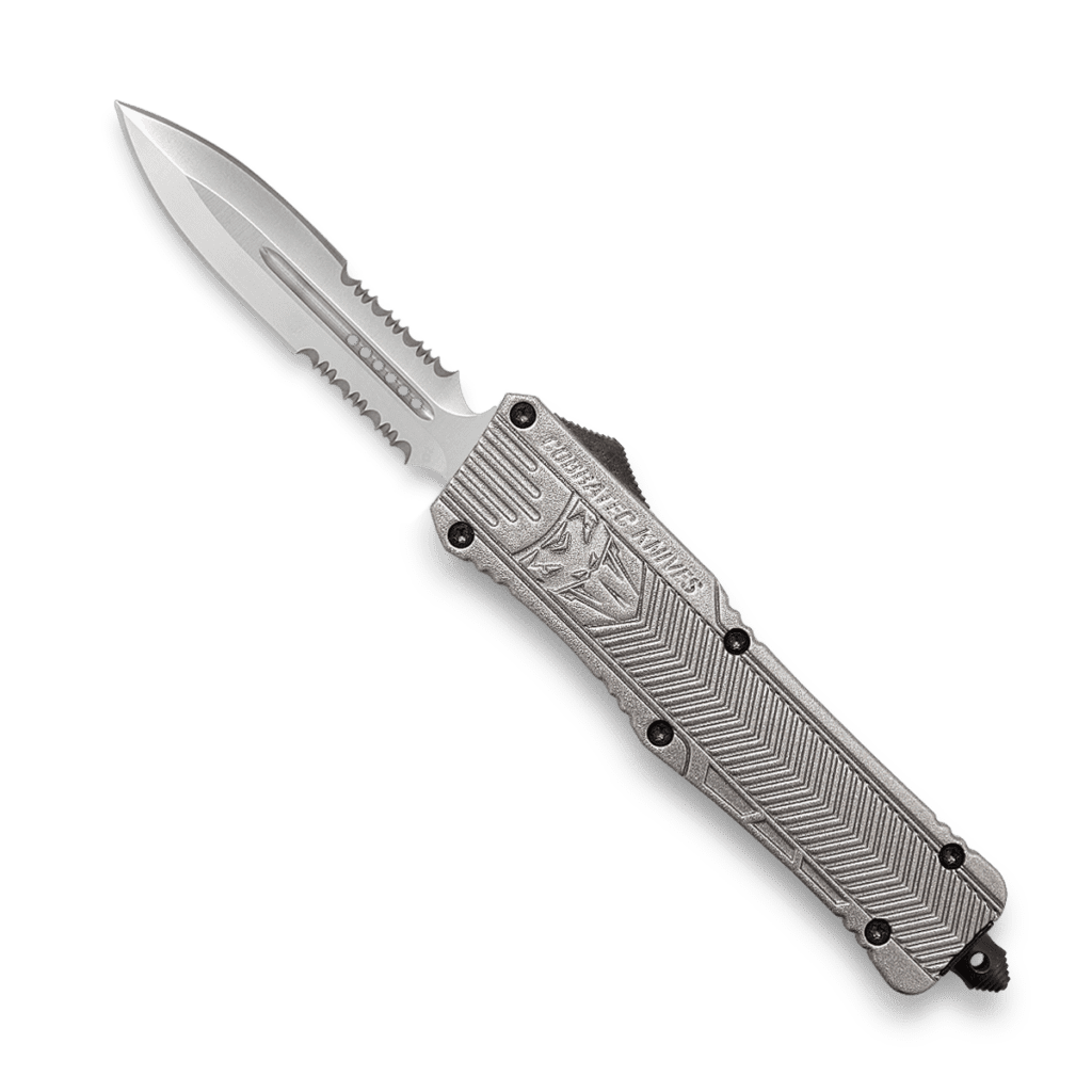 Large CTK-1 Silver (Cerakote) | CobraTec Knives