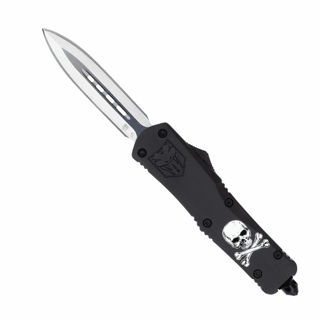 Large FS-3 Jolly Roger Black (Cerakote) | CobraTec Knives