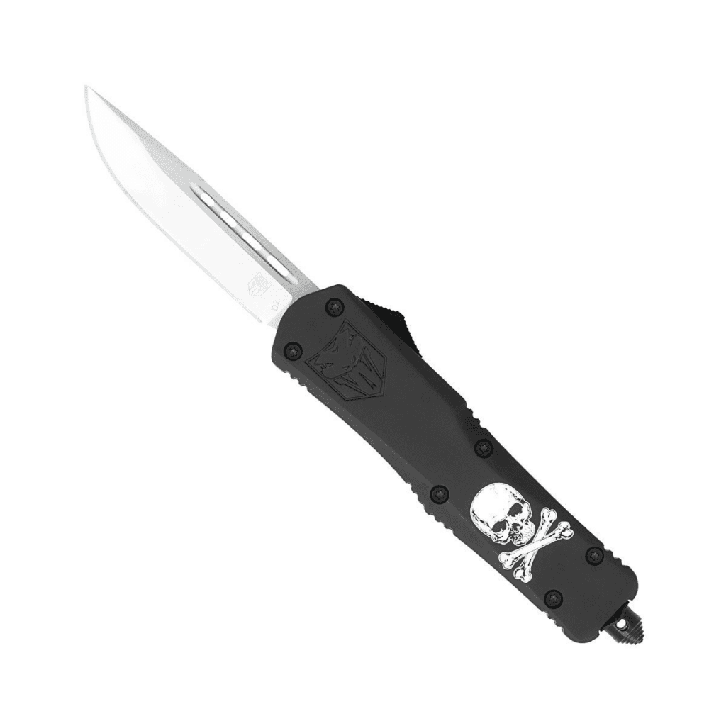 Large FS-3 Jolly Roger Black (Cerakote) | CobraTec Knives