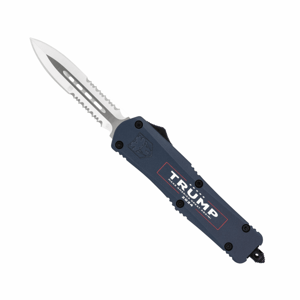 Medium FS-3 Trump 2024 Blue (Cerakote) | CobraTec Knives