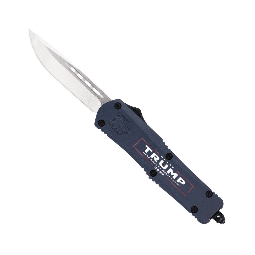 Medium FS-3 Trump 2024 Blue (Cerakote) | CobraTec Knives