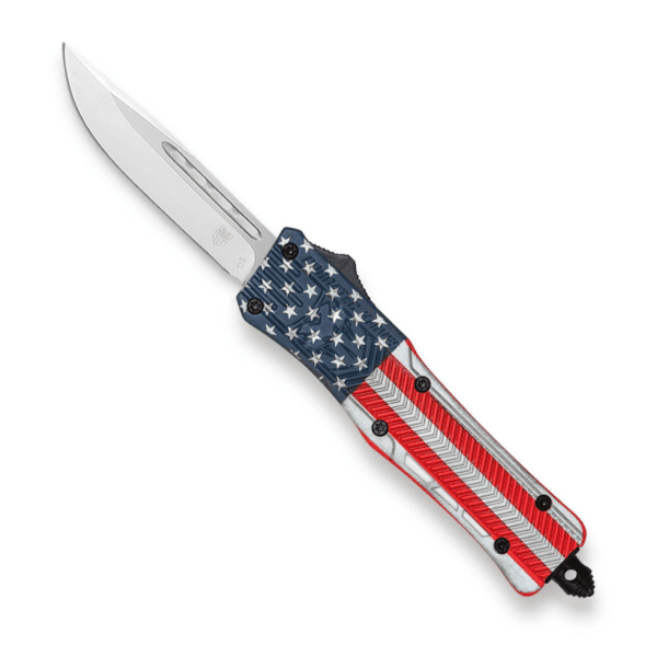 Large CTK-1 American Flag (Cerakote) | CobraTec Knives