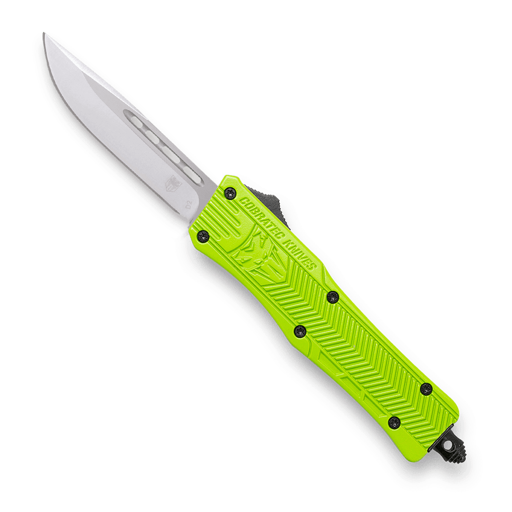 Small CTK-1 Zombie Green (Cerakote) | CobraTec Knives